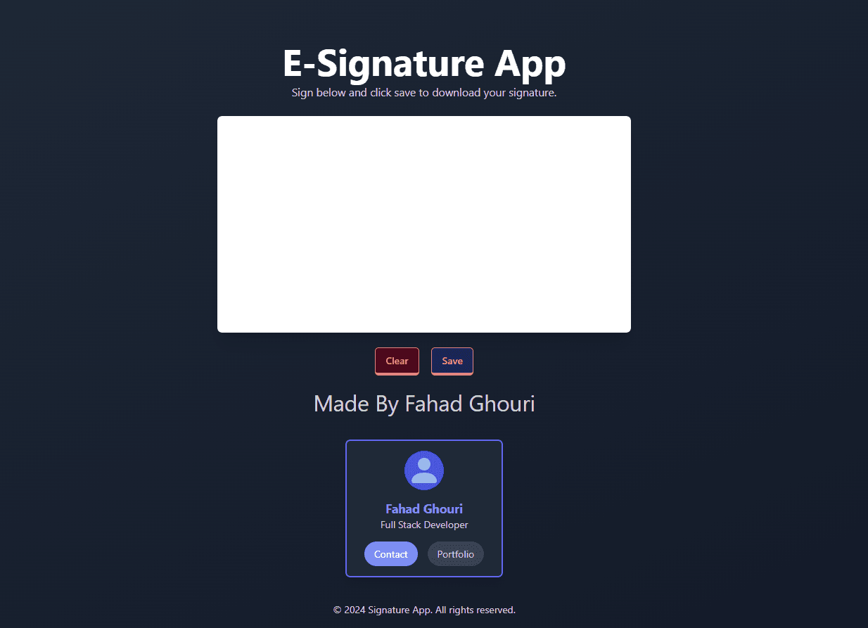 E-signing App